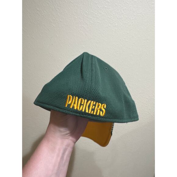 Mens Green Bay Packers NFL NEW ERA 39Thirty Fitted Hat Cap Medium-large - Picture 3 of 7